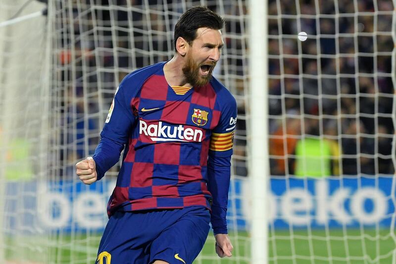 Lionel Messi, Barcelona: 19 goals (38 points).  AFP