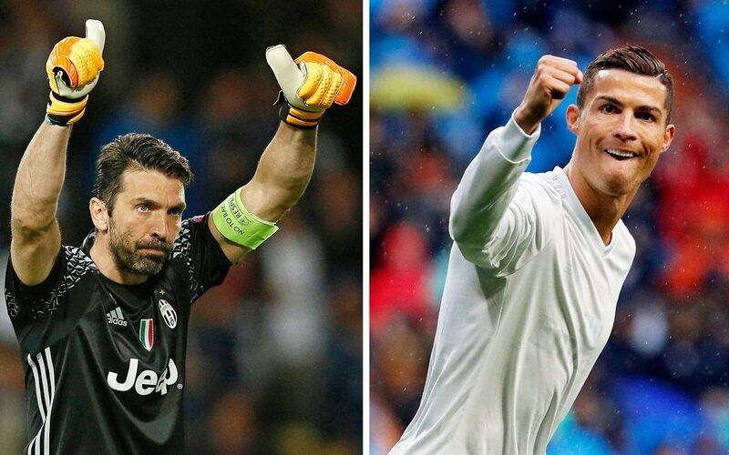 Juventus goalkeeper Gianluigi Buffon, left, and Real Madrid's Cristiano Ronaldo highlight a Uefa Champions League final not short on world-class players. EPA composite