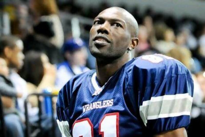 Terrell Owens last suited up to play this spring in the Indoor Football League with the Allen (Texas) Wranglers.