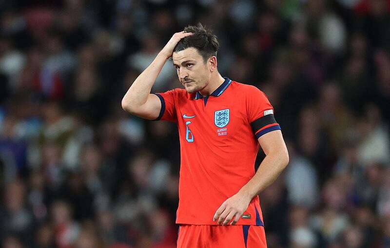 Harry Maguire 3: Disastrous effort gifted Germany their opener when he gave ball away then brought down Musiala with poor challenge that allowed Gundogan to score from spot. Lost possession again at start of move that led to Havertz strike. Surely cannot keep his place in Qatar. Reuters