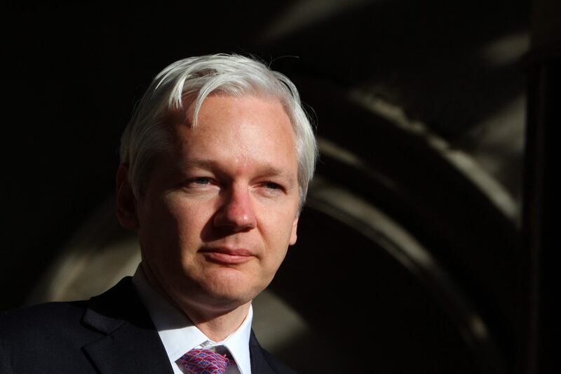 WikiLeaks founder Julian Assange is being held in prison pending the appeal. AFP