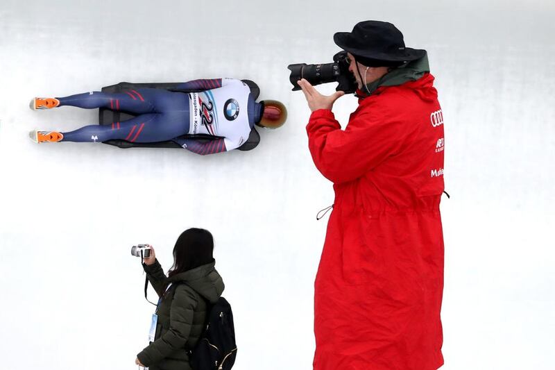 John Daly of the USA competes in the first run of the IBSF World Championships Bob & Skeleton 2017 at Deutsche Post Eisarena Koenigssee on February 24, 2017 in Koenigssee, Germany. Alexander Hassenstein / Bongarts / Getty Images