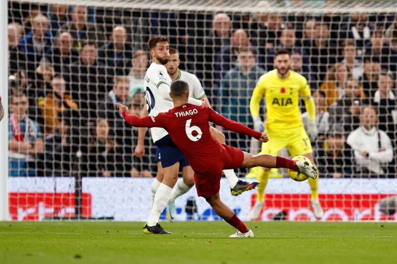 Thiago Alcantara - 6. The 31-year-old had a fine spell in the first half when his passing caused Spurs problems. He was less effective after the break. AP Photo 