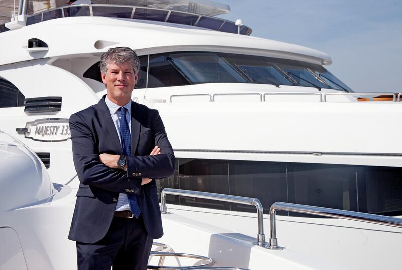 Erwin Bamps, Gulf Craft chief executive. David Dunn for The National