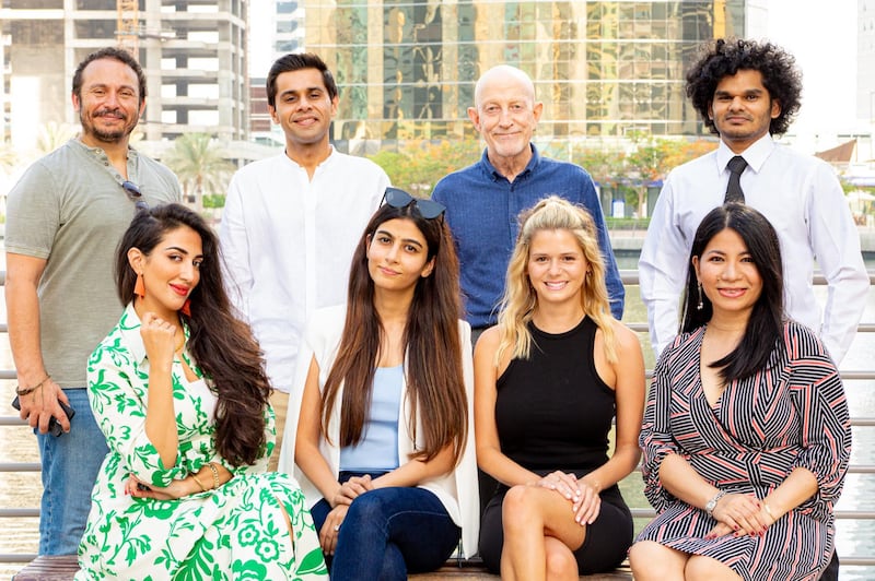 The cast of 'Just Like That' with director Priyanka Johri (seated second from left). Sikendar Hemani / Drama Galleries