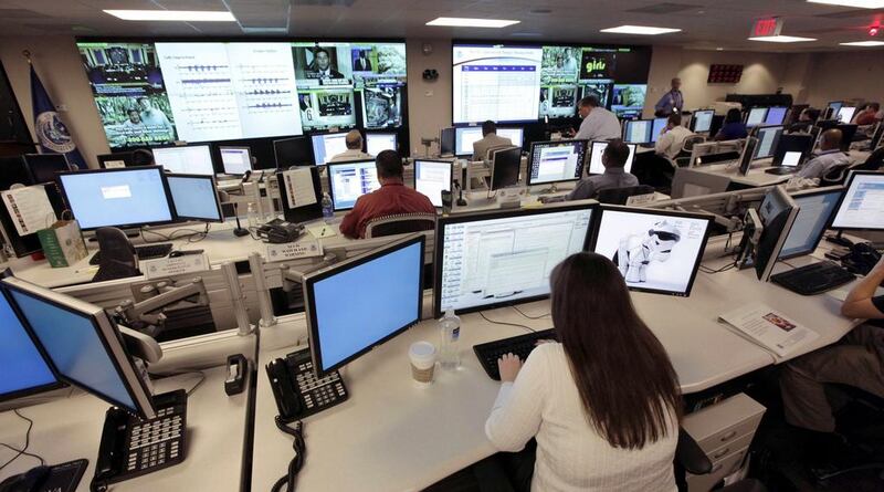 The US national cyber security centre in Arlington, Virginia, was one of the first such centres in 2010. Now many other countries are building cyber security programmes, including the UAE. Scott Applewhite / AP Photo