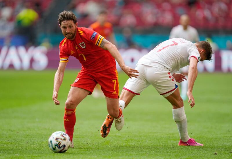 Joe Allen - 5: Stoke midfielder started well but, like Wales in general, quickly lost momentum as game wore on. Blazed shot from edge of box over bar teed-up by Bale long throw after break. Getty