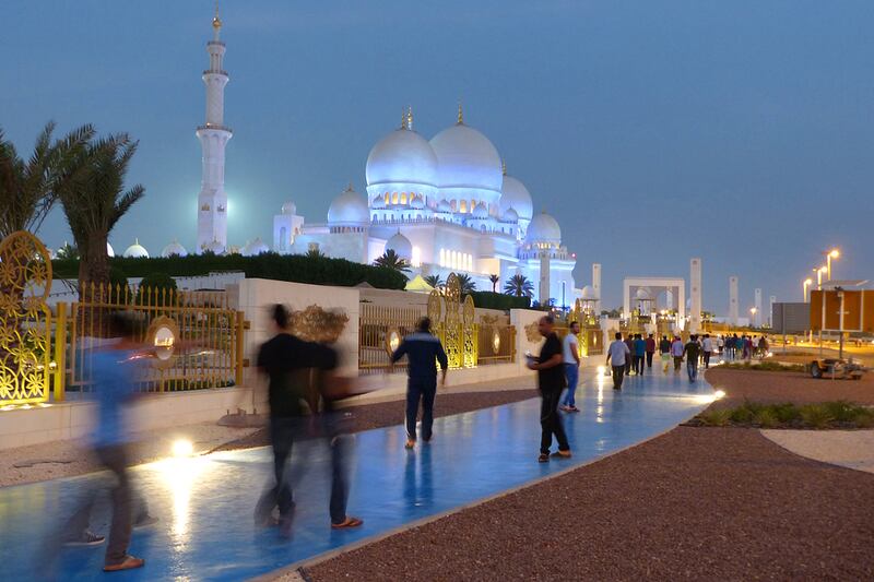3rd: UAE. The Sheikh Zayed Grand Mosque in Abu Dhabi. Delores Johnson / The National