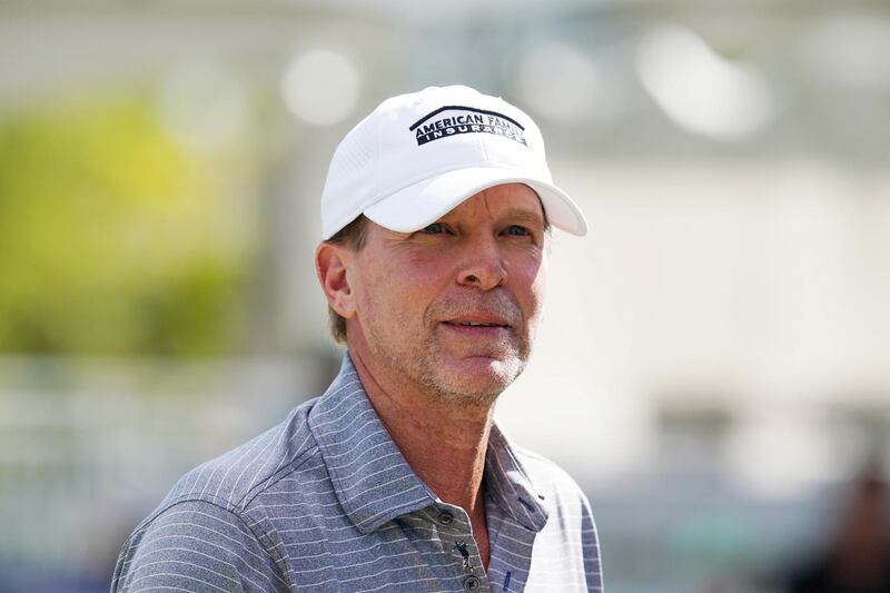 FILE PHOTO: Jan 11, 2019; Honolulu, HI, USA; PGA golfer Steve Stricker walks off the green after finishing on the 18th hole during the second round of the Sony Open in Hawaii golf tournament  at Waialae Country Club. Mandatory Credit: Brian Spurlock-USA TODAY Sports/File Photo