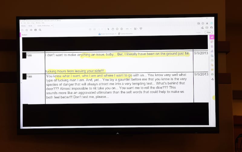 Evidence of Depp's abuse used in court by Heard's defence team. EPA