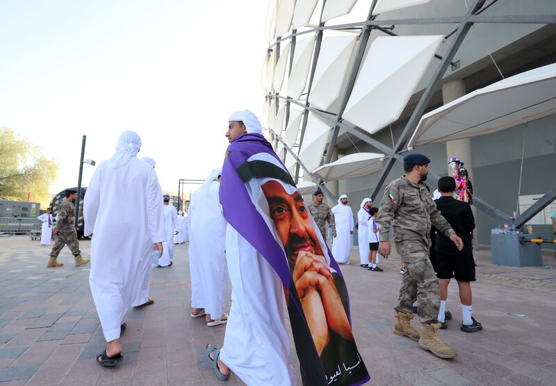 Al Ain fans before the game