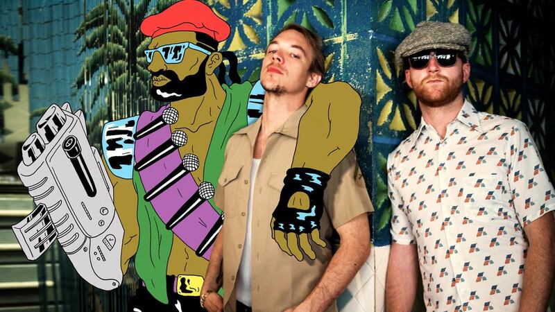 Major Lazer’s Diplo, left, and DJ Switch, who has left the duo. Courtesy Mad Decent / FOX