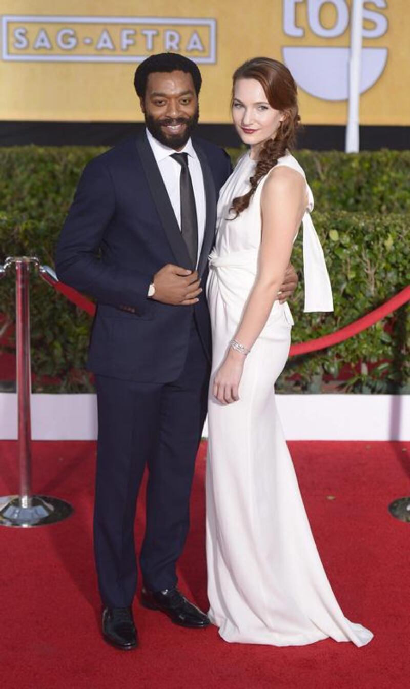 British actor Chiwetel Ejiofor and girlfriend Sari Mercer. EPA 