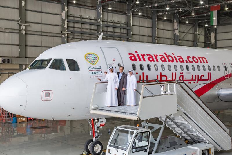 Air Arabia is to show its support for Sharjah Census 2015 by adding the initiative’s logo to its aircraft. The carrier has teamed up with the Sharjah Department of Statistics and Community Development to help raise awareness of the census currently being conducted across the emirate.