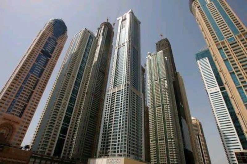About 90 per cent of the 676 apartments in the Torch in Dubai Marina have been sold.