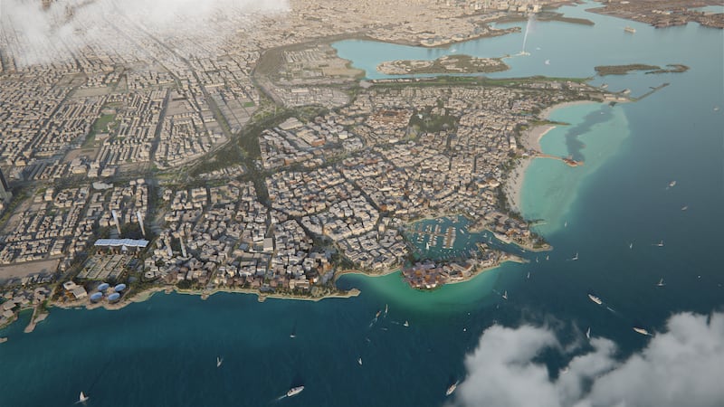 Jeddah Central Project will involve the development of 5.7 million square metres of land overlooking the Red Sea. Photos: Jeddah Central Project