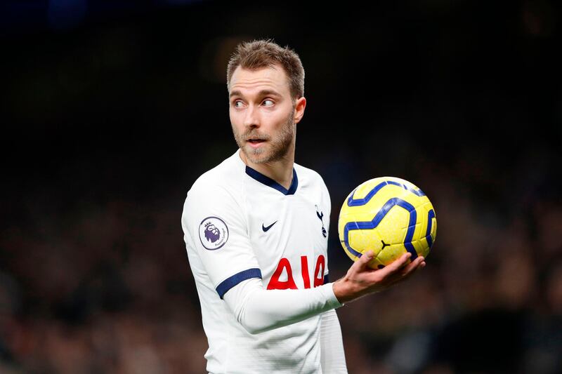 Christian Eriksen, from Tottenham Hotspur to Inter Milan was confirmed on January 28. The fee was reported to be in the region of £16.9m. AFP