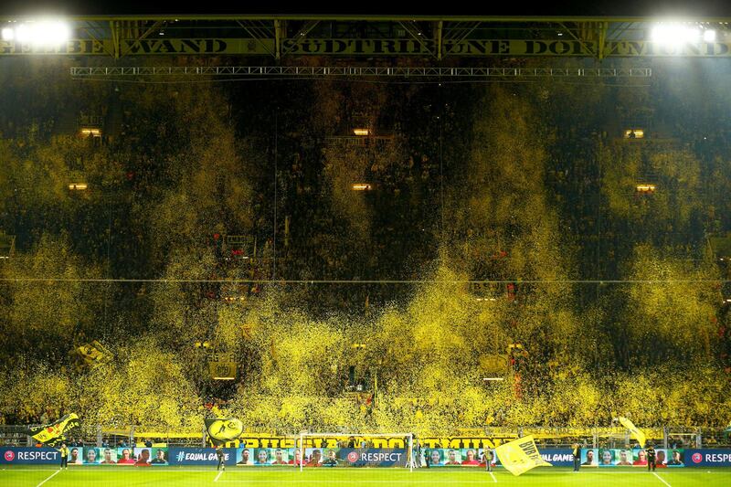 General view inside the stadium before the match. Reuters