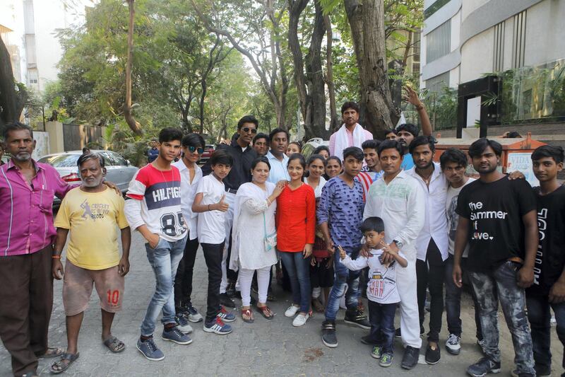 27 Feb 2018, Mumbai - INDIA
Group of fans that arrived today to Mumbai for the Funeral of Super star Sridevi.
(Subhash Sharma for The National) 