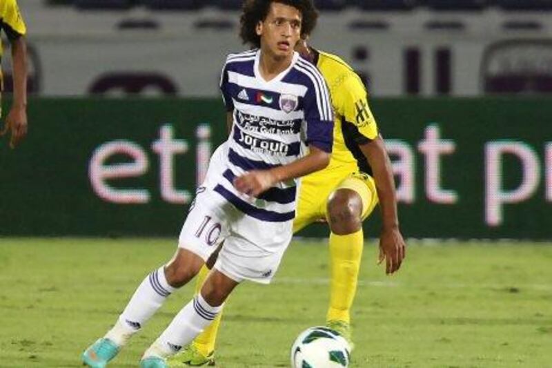 Omar Abdulrahman, who plays for Al Ain, was the player of the Gulf Cup this year. Pawan Singh / The National
