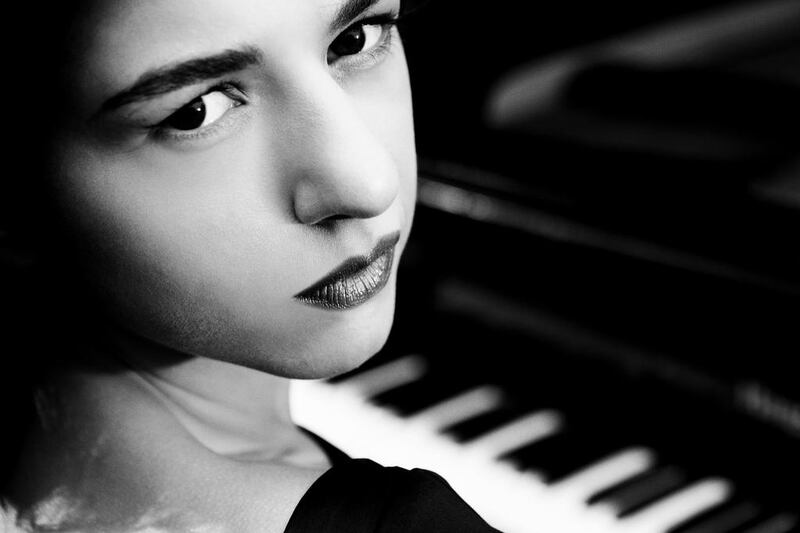 The Georgian pianist Khatia Buniatishvili. Courtesy of Abu Dhabi Classics