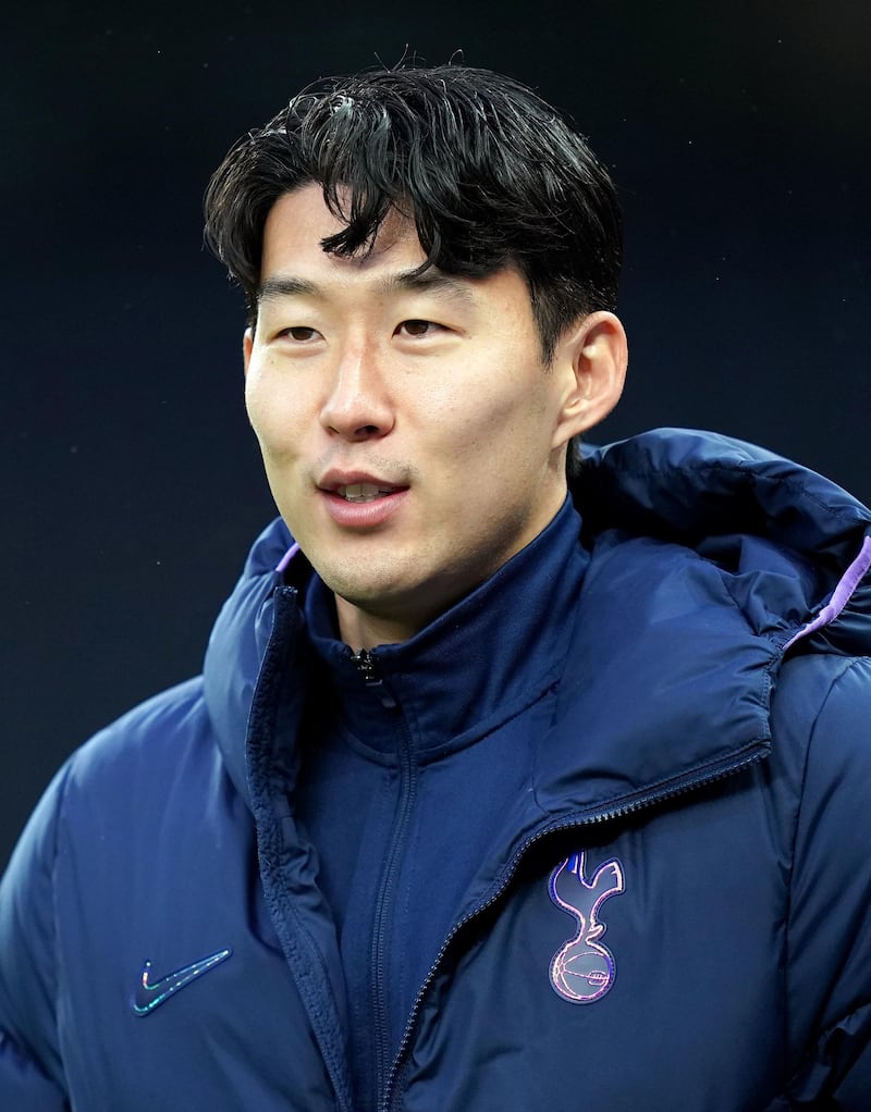 Tottenham forward Son Heung-min is hoping to carry out his mandatory four-week national service in the Military Corps. PA