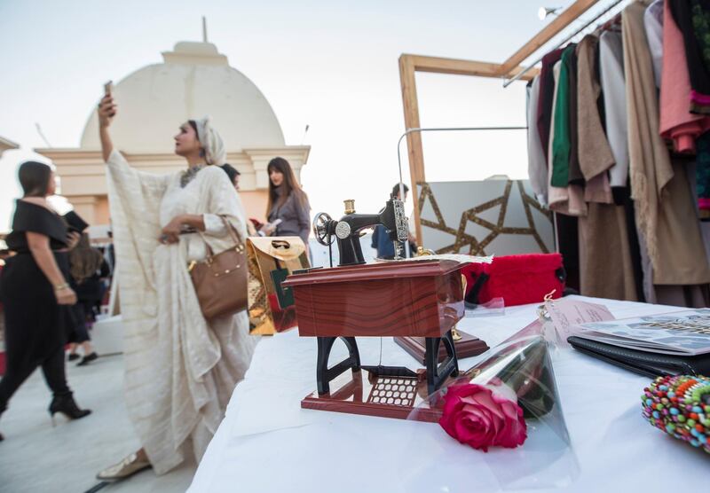 DUBAI, UNITED ARAB EMIRATES -Visitors at the second day of Dubai Modest Fashion Show at Emerald Palace Kempinski, Dubai.  Leslie Pableo for The National for Hafsa Lodi's story