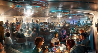 The Star Wars: Galactic Starship hotel offers lessons in light sabering. Photo: Disney