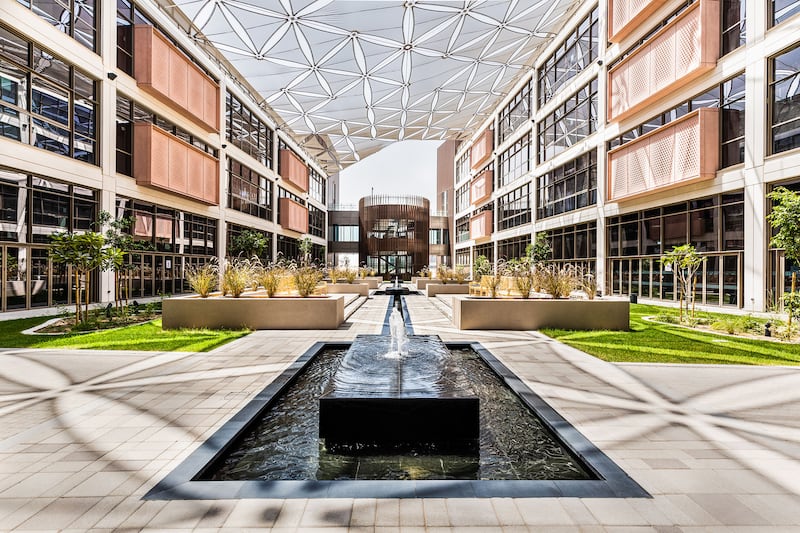 The campus is designed in the form of a crescent and inspired by the historical buildings of Aston Web in Birmingham. Photo: Government of Dubai Media Office