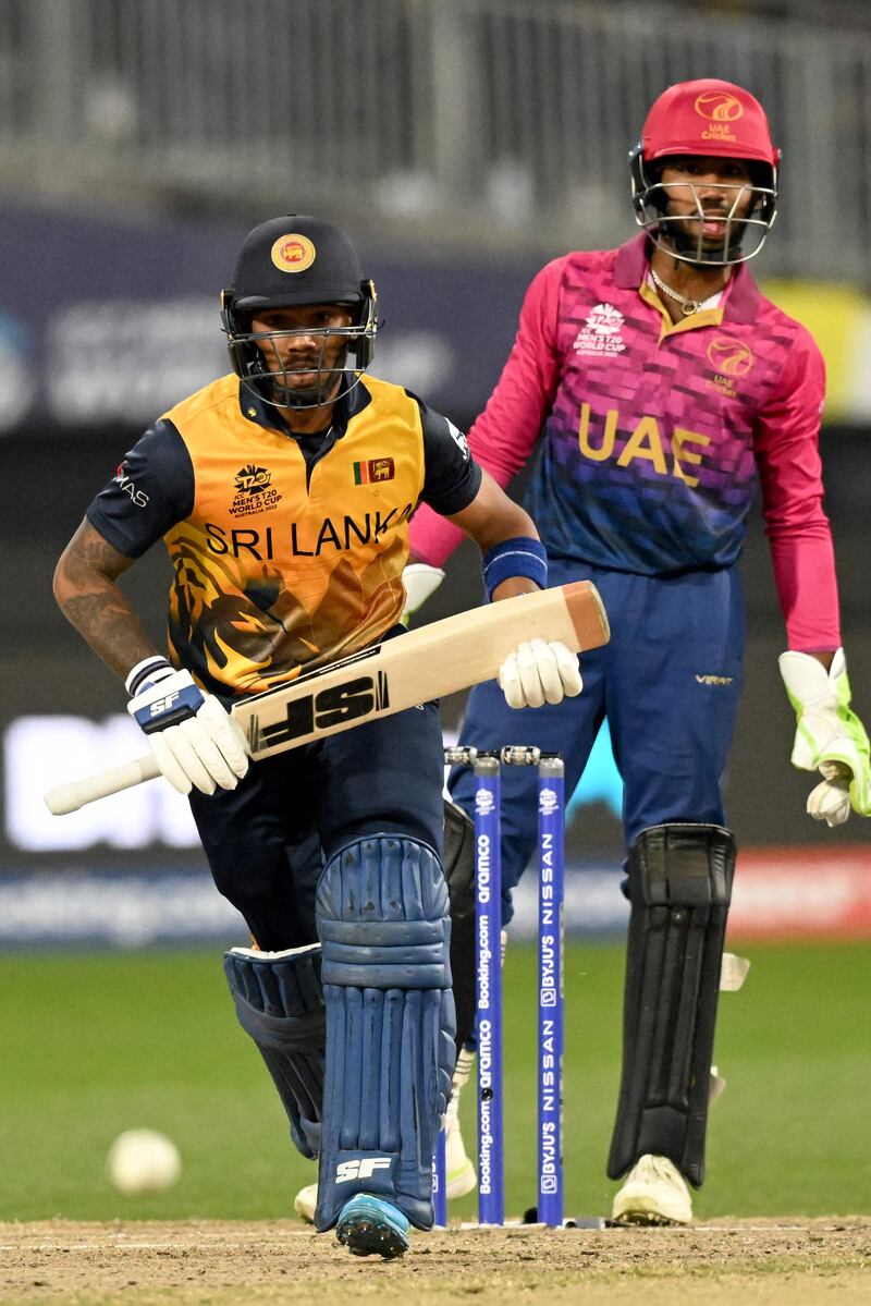 Sri Lanka's Pathum Nissanka scored a fifty on Tuesday. AFP