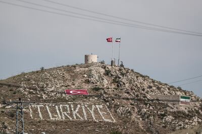 A guard tower on the Iran-Turkey border in Dogubeyazit district. EPA