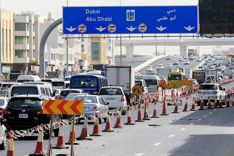 SHARJAH, UAE. May 1, 2014 -Roadworks have been completed at the National Paints area in Sharjah, May 1, 2014. (Photos by: Sarah Dea/The National, Story by: Iain Smith, News)
