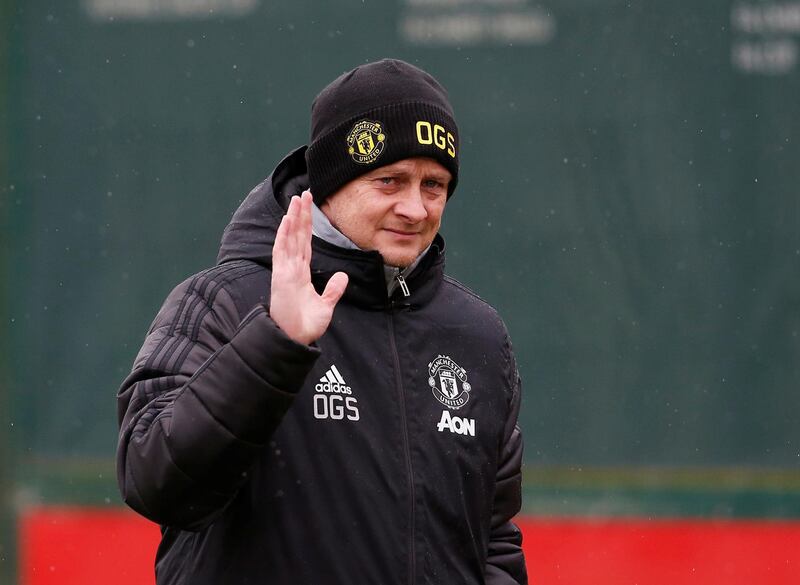 Manchester United manager Ole Gunnar Solskjaer. Reuters