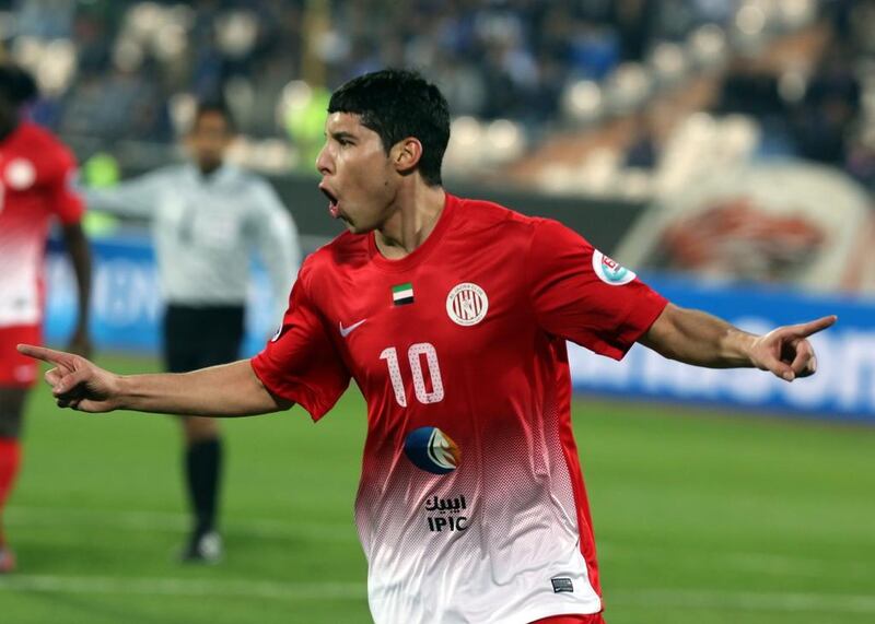 Abdelaziz Barrada, Al Jazira (Morocco). 2013/14: 22 appearances, 10 goals. Atta Kenare / AFP