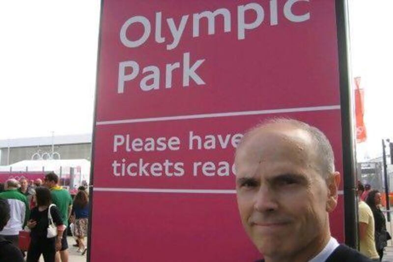 Our reporter outside Olympic Park. Paul Oberjuerge / The National