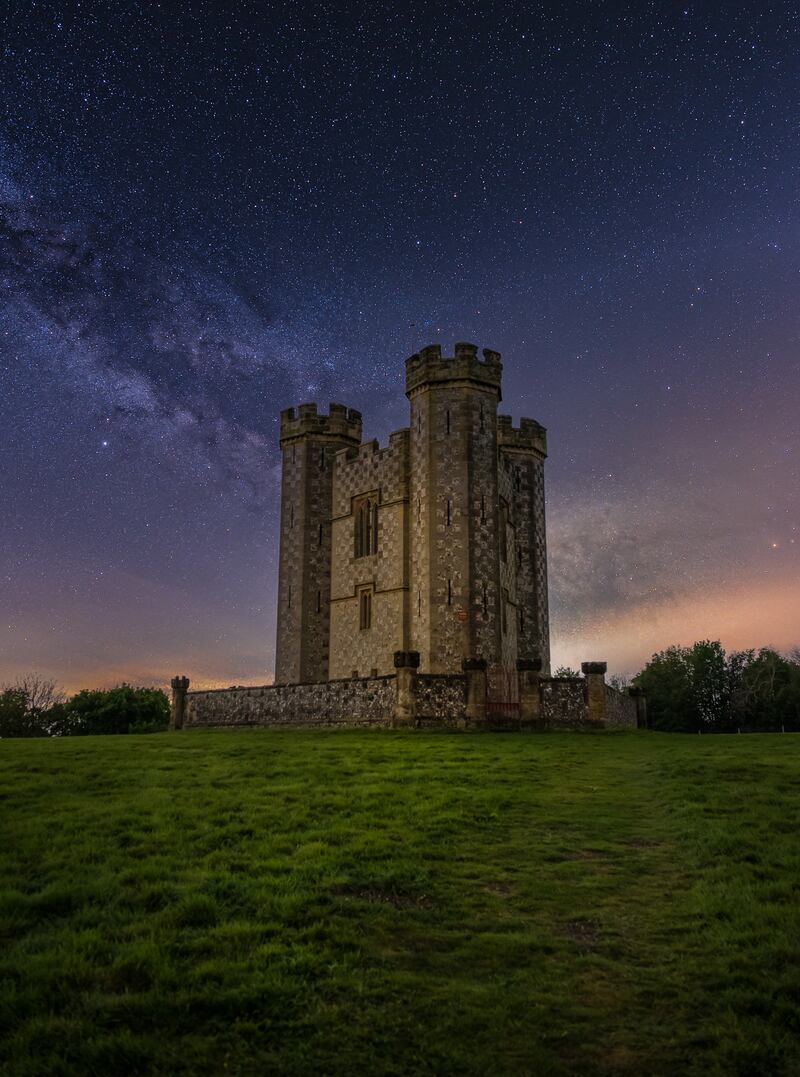 The Power Above by Janette Britton, which was highly commended in the South Downs National Park astrophotography competition. PA