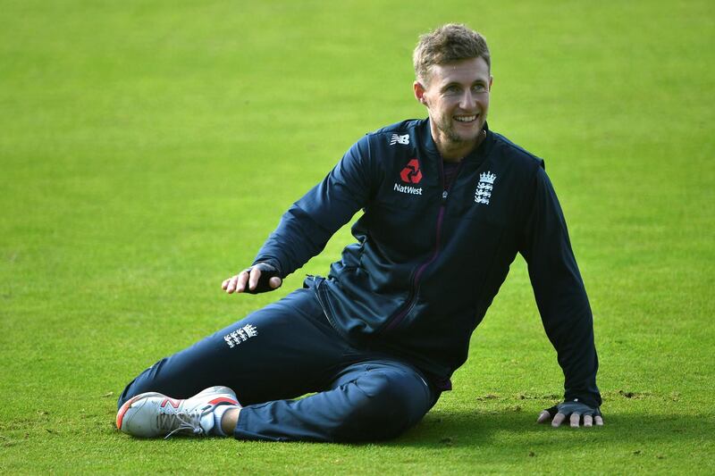 England captain Joe Root takes part in a practice session at Headingley in Leeds. AFP