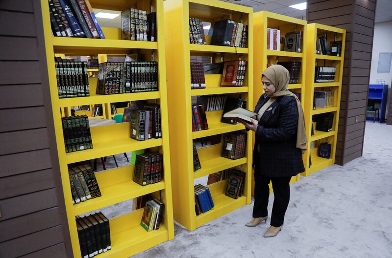 The library, refurbished with financing from a UN agency, is aiming to build a million-strong collection.
