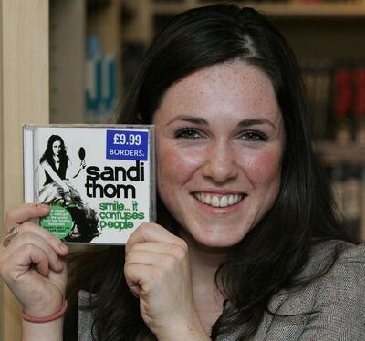 Music Artist Sandi Thom with her new album at Borders music store in Glasgow, where she performed her new single which is the new UK number.   (Photo by Andrew Milligan - PA Images/PA Images via Getty Images)