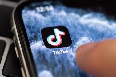 US President Trump said he intends to ban Chinese social media app TikTok. EPA