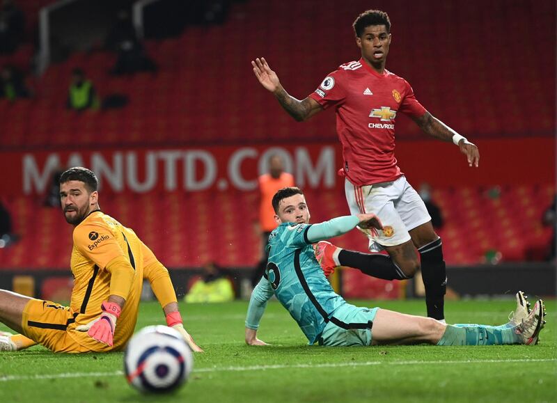 Marcus Rashford - 6. Neat ball forward to Wan Bissaka before United’s first in an excellent first 20 minutes from United. The less said about the rest of the first half the better and Rashford was as bad as any, but then came alive, squeezing the ball in for United’s second after 68. Super cross towards Fernandes on 71. AP