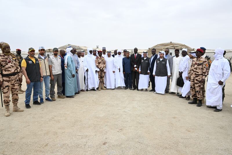 The field hospital was opened under the directive of President Sheikh Mohamed.