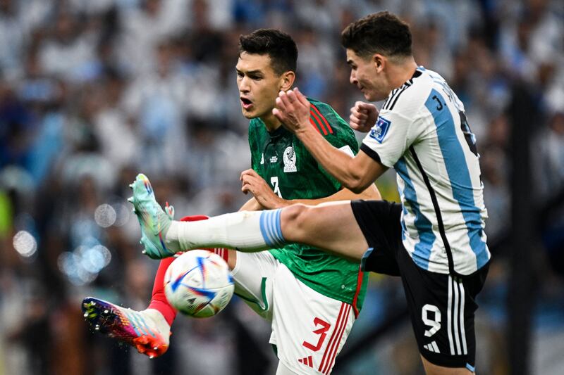Cesar Montes – 7. Dominant in the air and positioned himself astutely to deal with incoming crosses into the box. Looked comfortable in the heart of Mexico’s defence. AFP
