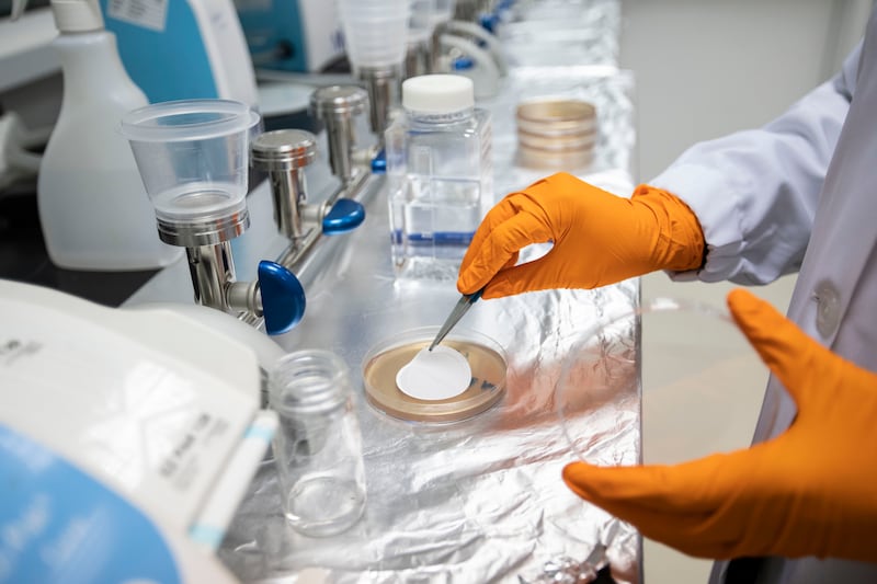 Samples are tested at Abu Dhabi Quality and Conformity Council's laboratory. 