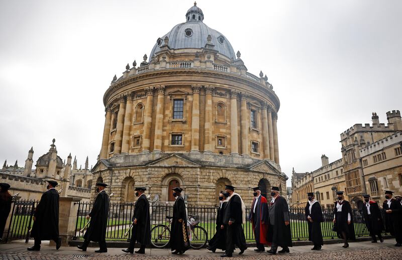 The government is being urged to support research efforts at institutions such as the University of Oxford. AFP