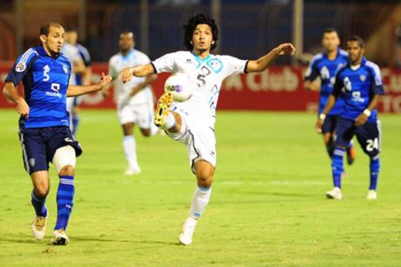 It was a frustrating night for Al Shabab, in white, as they exited the Asian Champions League.