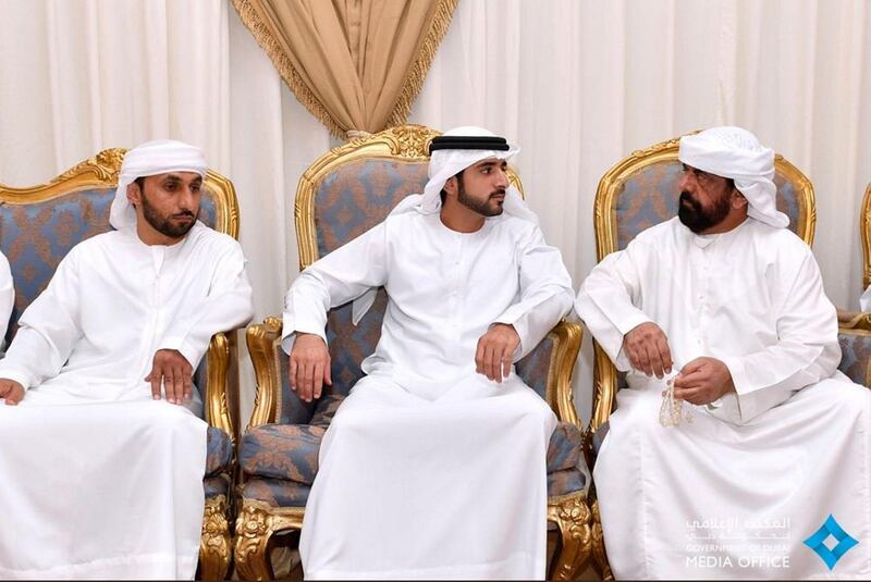 Hamdan Bin Mohammed bin Rashid Al Maktoum, Dubai Crown Prince offers condolences to family of martyr Khalid Al Shehi