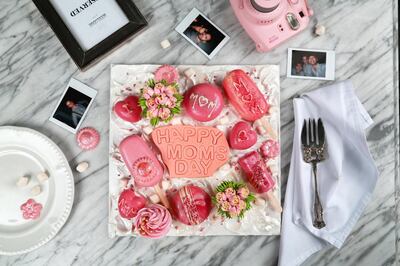 A limited-edition pink dessert for all the super-mums out there from Weslodge Saloon. Courtesy Weslodge Saloon