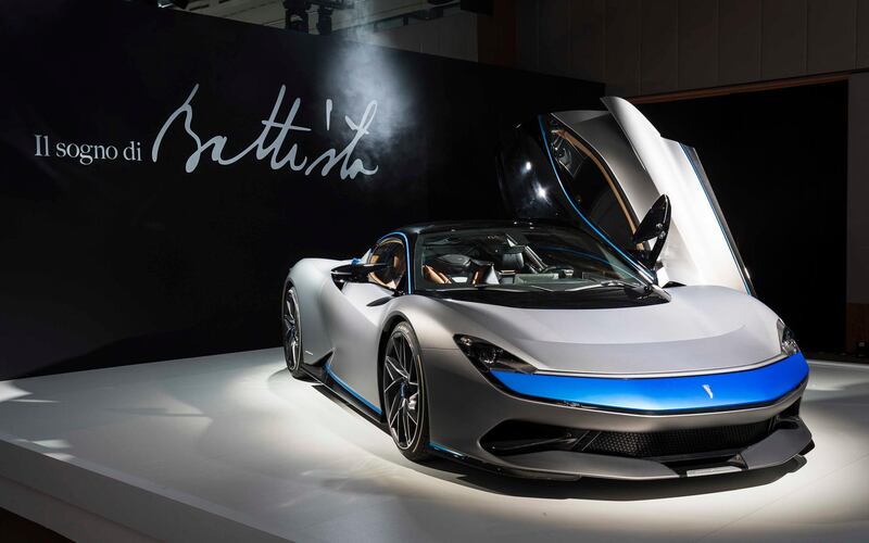 Automobili Pininfarina’s ground-breaking Battista luxury electric hypercar revealed in three different beautiful specifications at the World Premiere of the all-electric hypercar in Geneva 4th March 2019
World Copyright: Patrick Gosling / Stan Papior Beadyeye
Ref:  Automobili_Pininfarina_Battista_GIMS_2019-01155.jpg