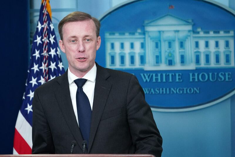 US National Security Adviser Jake Sullivan. AFP